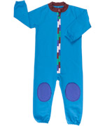 Fred's World fantastic blue onesie with fun monkey print