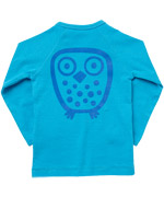 Ej Sikke Lej gorgeous turquoise basic owl t-shirt