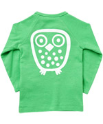 Ej Sikke Lej gorgeous green basic owl t-shirt