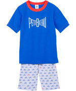 Petit Bateau summer pyjama with fun bike printed shorts