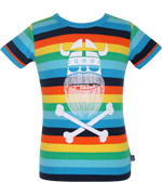 DanefÃ¦ funky striped t-shirt with big Erik the Viking