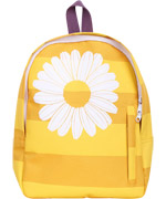 DanefÃ¦ lovely yellow backpack with big daisy and closing straps
