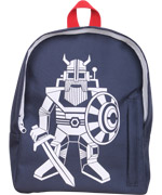 DanefÃ¦ exciting navy backpack with cool robovik and closing straps
