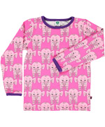 SmÃ¥folk charming pink t-shirt with lovely elephants