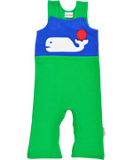 Baba Babywear little green overall with cute whale (SHORT LEGS)