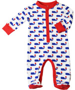 Baba Babywear adorable whale printed newborn pyjama