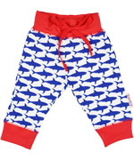 Marrant pantalon avec baleines bleues par Baba Babywear
