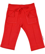 Baba Babywear red retro styled pants