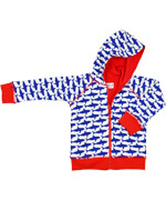 Superbe hoodie avec petites balaines par Baba Babywear