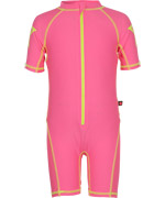 Molo Wonderful Pink Swimsuit with Yellow Details (UV40)