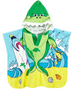 Name It Crazy Shark Bathing Towel and Poncho