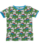 Smafolk fantastic tropical bird printed T-shirt
