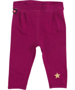 Molo lovely purple baby legging with yellow star