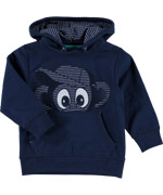 Name It fun dark blue hoodie for little monkeys