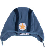 Kik-Kid cool grey and blue hat with yellow star
