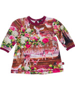 Molo colourful baby dress with adorable deers