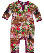 Molo gorgeous colourful playsuit with deer print
