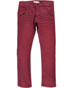 Name it lovely winered slim fit trousers for boys