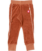 Kik-Kid lovely terry cotton jogging pants in golden brown