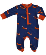 Baba Babywear cute footed bodysuit for babies with fox print