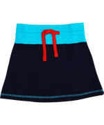Duns Sweden adorable blue skirt with elastic waistband