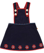 Albababy lovely blue spencer dress with red flowers