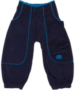Albababy comfortabele stoere donkerblauwe baggy broek