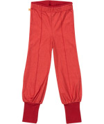 Albababy aansluitende zacht rode broek