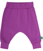 Fred's World organic cotton purple harem styled pants