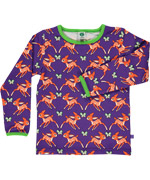 Smafolk adorable purple T-shirt with sweet deers