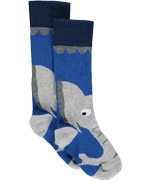 Ubang Babblechat lovely blue elephant knee socks