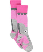 Ubang Babblechat adorable pink elephant knee socks
