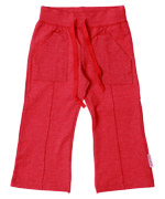 Baba Babywear mega hippe zacht rode stretch broek met zakken