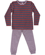 Name It pyjama met klassieke gestreepte top en grijze broek