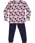 Name It pyjama with funny fox printed top and navy pants