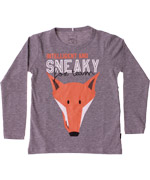 Name It super fun grey T-shirt with sneaky fox