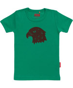 Tapete lovely green T-shirt with fierce eagle