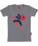 Tapete super cool grey T-shirt with super hero