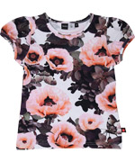 Molo gorgeous poppy flower printed blouse