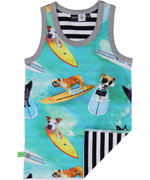 Molo fun surf dog printed tank top