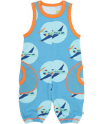 Mala super cute airplane printed baby overall