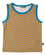 Froy & Dind retro printed tank top in yellow