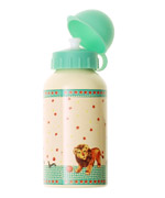 Froy & Dind retro printed drinking bottle, lion and stars