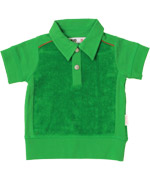 Kik-Kid coole groen babyhemdje in terrykatoen