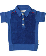 Kik-Kid super cool terry cotton shirt in bright blue