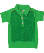 Kik-Kid super cool terrykatoenen hemd in zomers groen