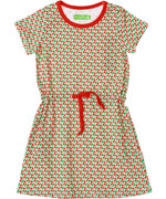Lily Balou adorable red geometric printed Pauline dress