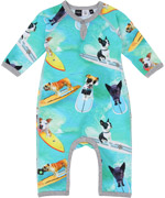 Molo super cool surf dog printed playsuit