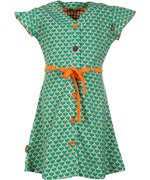 4FunkyFlavours lovable heart printed dress in green