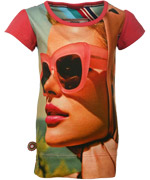 4FunkyFlavours gorgeous printed t-shirt with pin-up